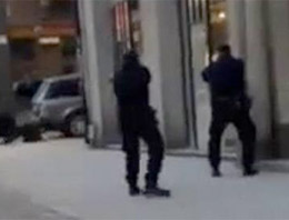 Silahlı çatışma kamerada Silahlı çatışma kamerada